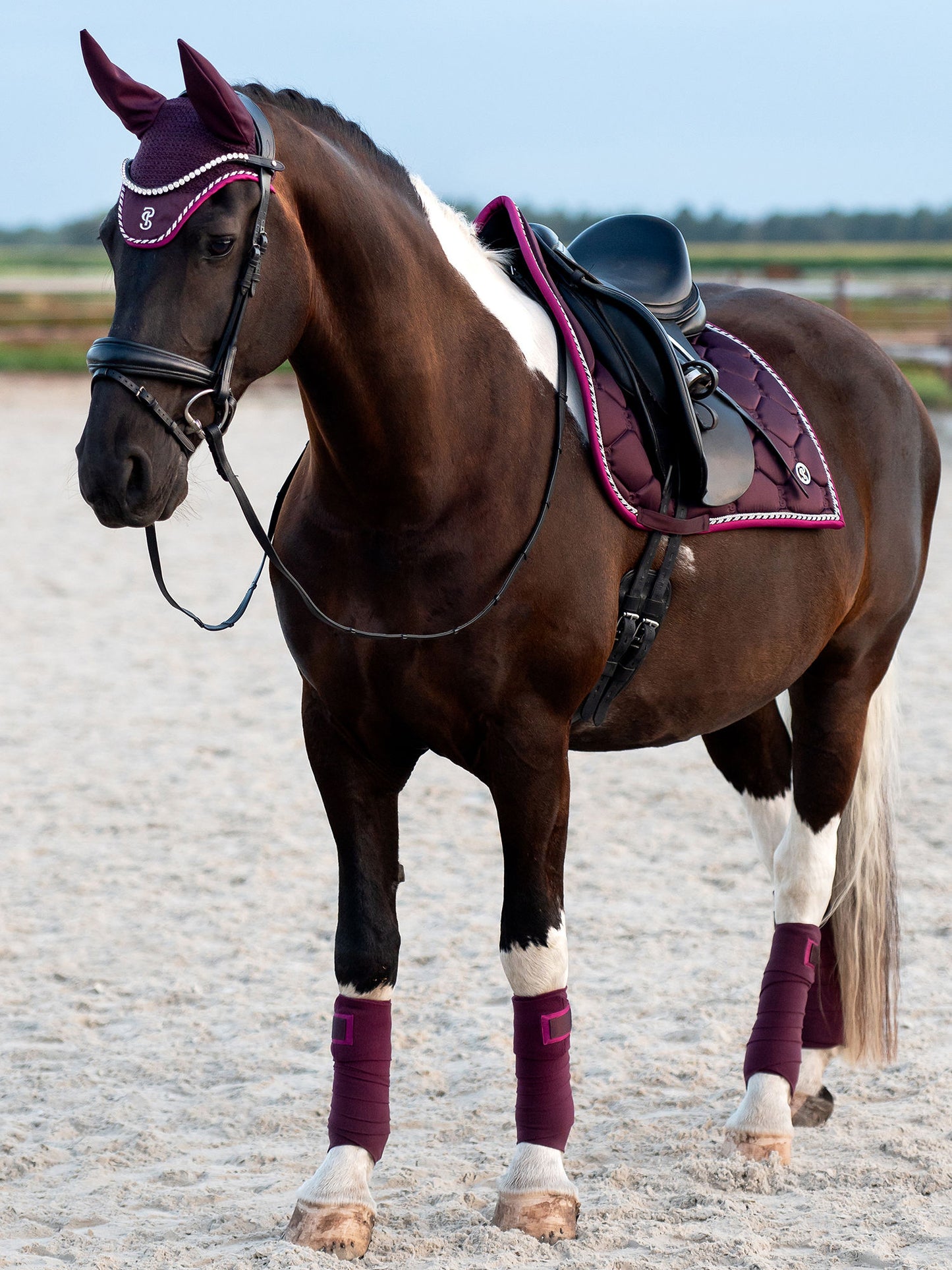 PS of Sweden Signature Saddlepad - Dressage - Plum