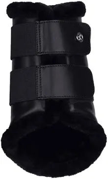 PS of Sweden - Brushing Boots - Black/Black fur