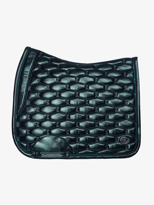 PS of Sweden - Holiday Dazzling Metallic Dressage Saddlepad - Mystique Green