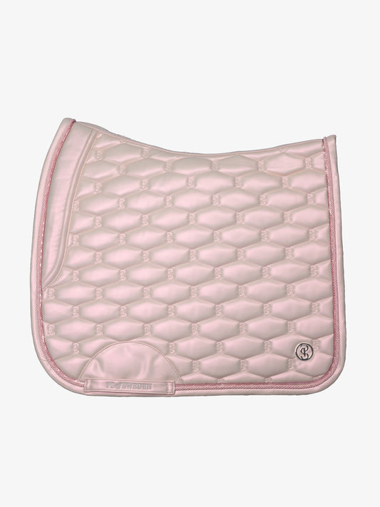 PS of Sweden - Holiday Dazzling Metallic Dressage Saddlepad - Marshmallow Pink