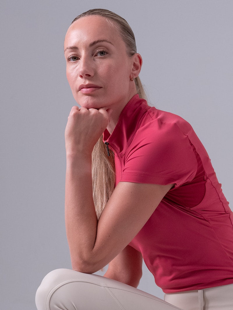 PS of Sweden - Everly Sleeve Base Layer - Scarlet Pink