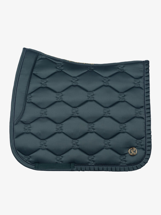 PS of Sweden Ruffle Saddlepad - Dressage - Midnight Green