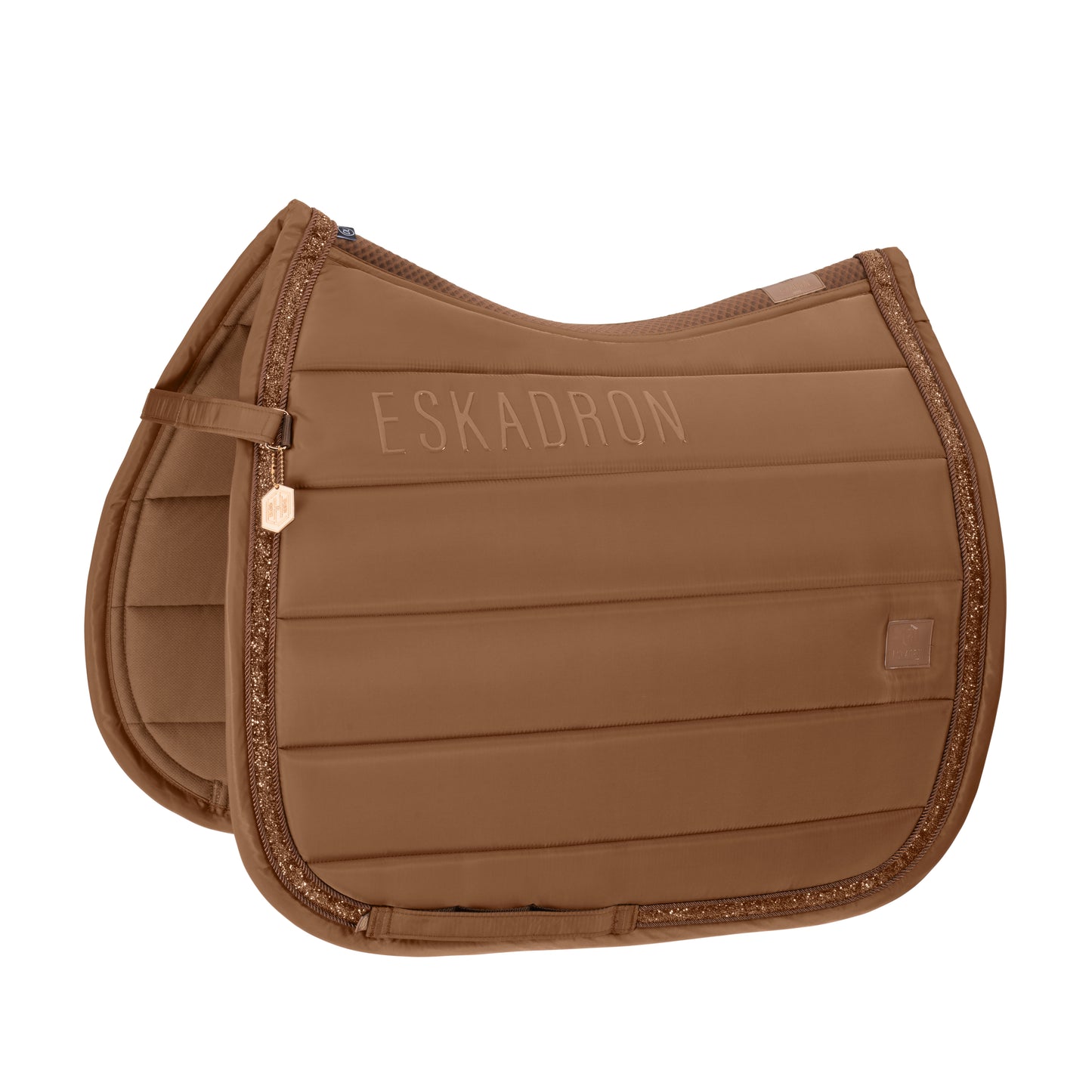 Eskadron Heritage High Gloss Jewel Saddlepad - Dressage - Almond