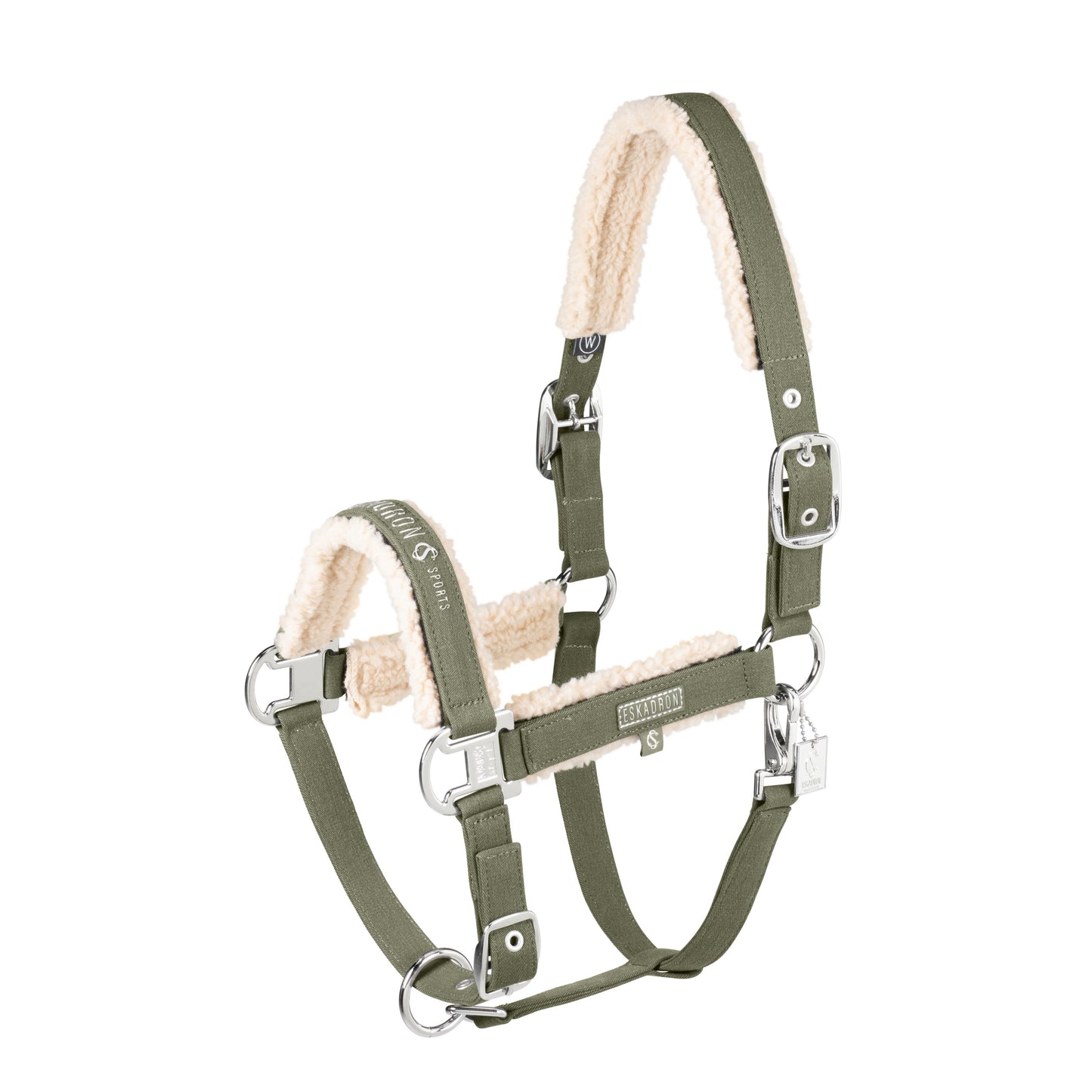 Eskadron Classic Sports  - Denim Teddy Fleece Doublepin headcollar